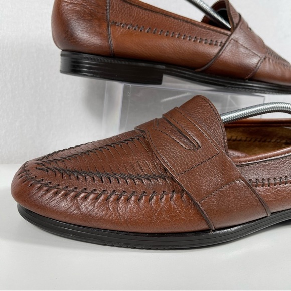 Dexter Shoes Mens 11M Brown Penny Loafers Leather Made In USA Dress Casual - Picture 2 of 10